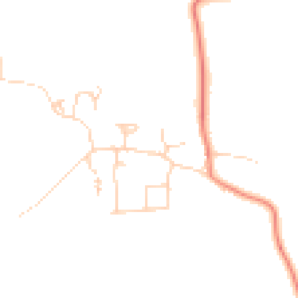 Daytime road noise heatmap for HU7 5XH
