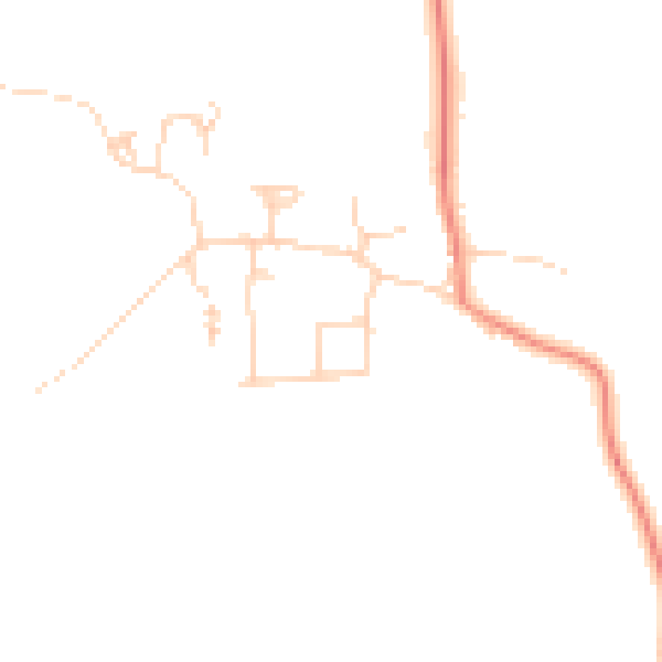 Daytime road noise heatmap for HU7 5XN