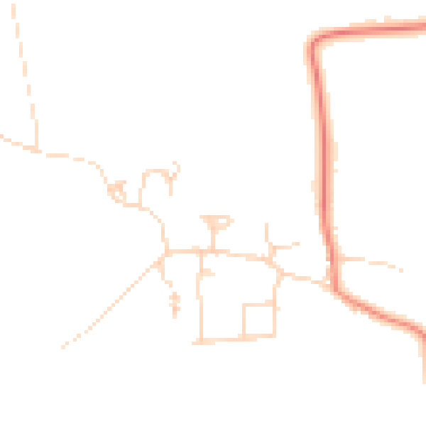 Daytime road noise heatmap for HU7 5XP