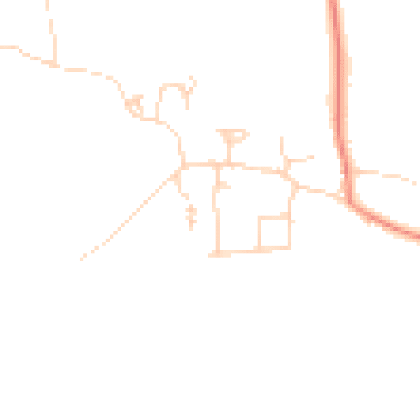 Daytime road noise heatmap for HU7 5XR