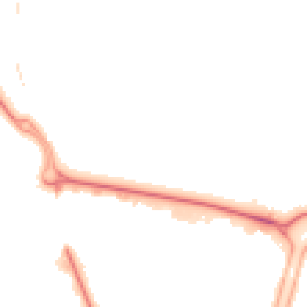 Night-time road noise heatmap for HU7 6DR