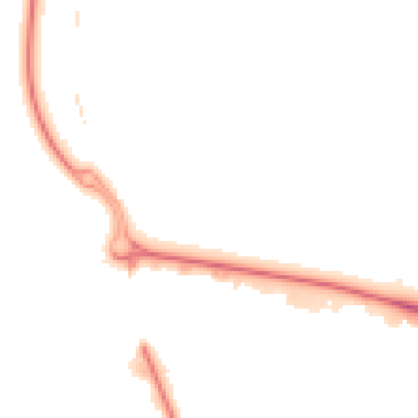 Night-time road noise heatmap for HU7 6DT