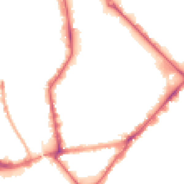 Night-time road noise heatmap for HU8 7HL