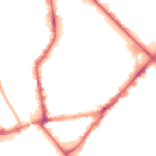 Night-time road noise heatmap for HU8 7HP