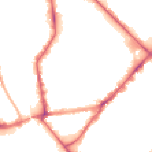 Night-time road noise heatmap for HU8 7HT