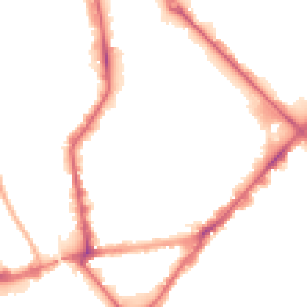 Night-time road noise heatmap for HU8 7HW