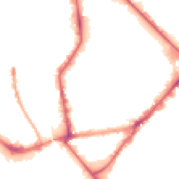 Night-time road noise heatmap for HU8 7HX