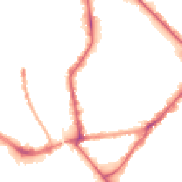 Night-time road noise heatmap for HU8 7HY