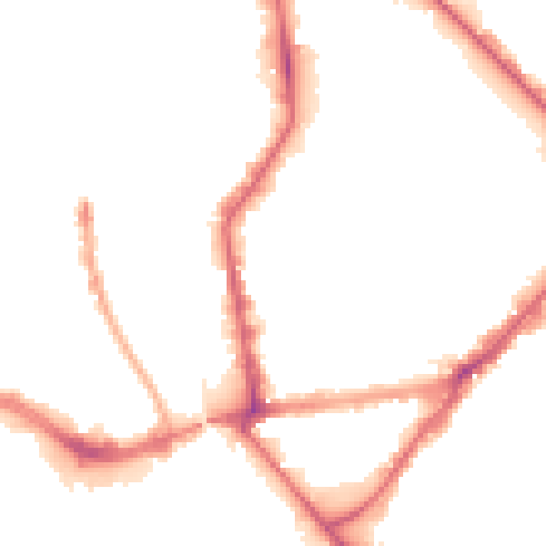Night-time road noise heatmap for HU8 7HZ