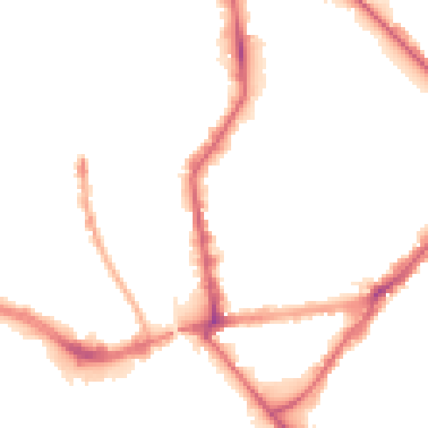 Night-time road noise heatmap for HU8 7JA