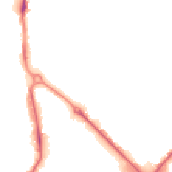 Night-time road noise heatmap for HU8 7RU