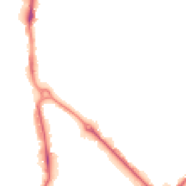 Night-time road noise heatmap for HU8 7RY