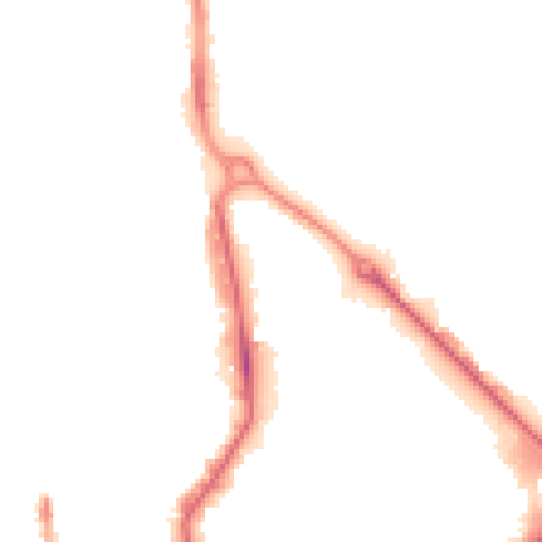 Night-time road noise heatmap for HU8 8AQ