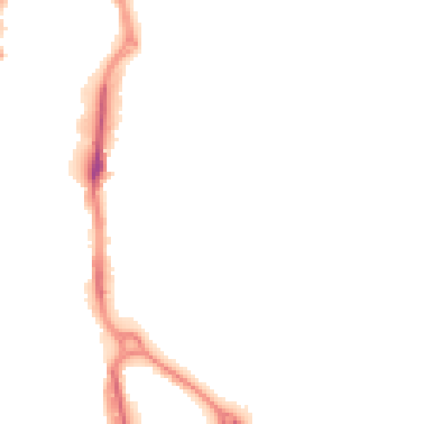 Night-time road noise heatmap for HU8 8EF