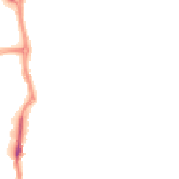 Night-time road noise heatmap for HU8 8HX