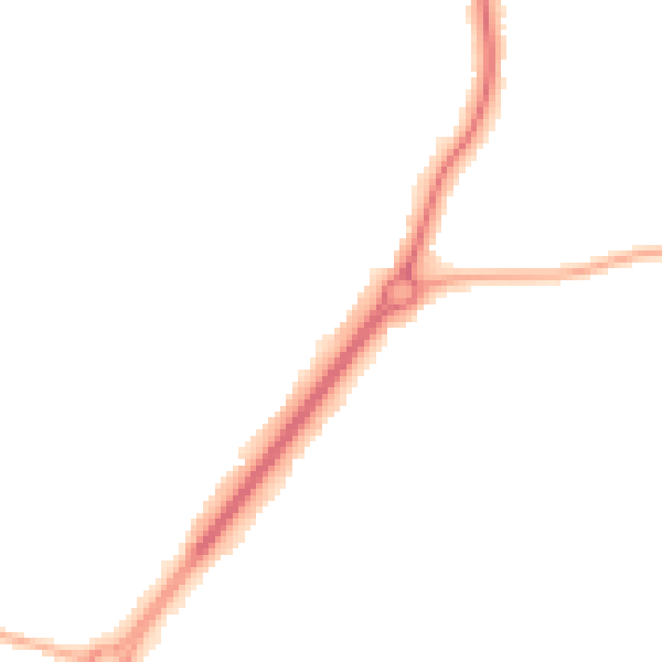 Night-time road noise heatmap for HU8 9QZ