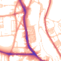 Daytime road noise heatmap for HX3 0AJ
