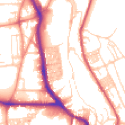 Daytime road noise heatmap for HX3 0AN