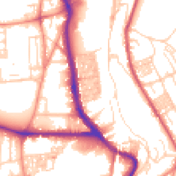 Daytime road noise heatmap for HX3 0AP