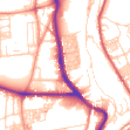 Daytime road noise heatmap for HX3 0AS