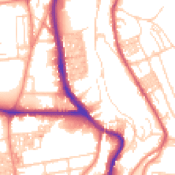 Daytime road noise heatmap for HX3 0AU