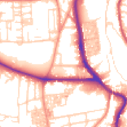 Daytime road noise heatmap for HX3 0BN