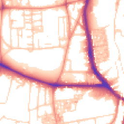 Daytime road noise heatmap for HX3 0BP