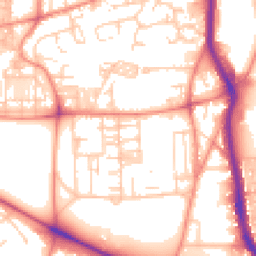 Daytime road noise heatmap for HX3 0DL