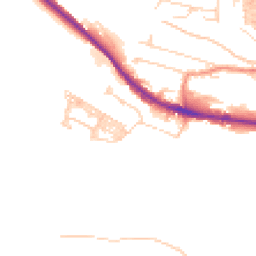Daytime road noise heatmap for HX3 0DQ