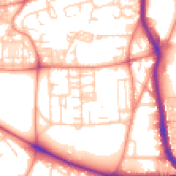Daytime road noise heatmap for HX3 0DR