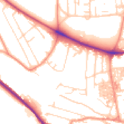 Daytime road noise heatmap for HX3 0JF