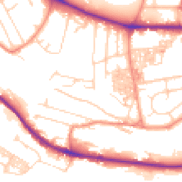 Daytime road noise heatmap for HX3 0JY