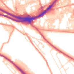 Daytime road noise heatmap for HX3 0NQ
