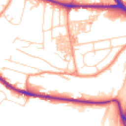 Daytime road noise heatmap for HX3 0RN