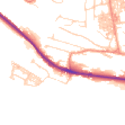 Daytime road noise heatmap for HX3 0TY