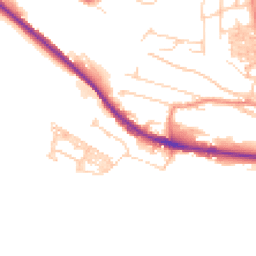 Daytime road noise heatmap for HX3 0UA