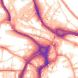 Daytime road noise heatmap for HX3 5AH
