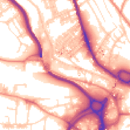 Daytime road noise heatmap for HX3 5AJ
