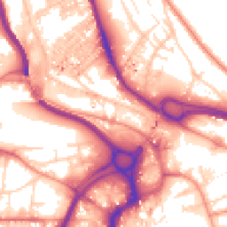 Daytime road noise heatmap for HX3 5AQ