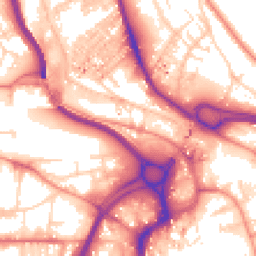 Daytime road noise heatmap for HX3 5AR
