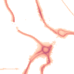 Night-time road noise heatmap for HX3 5AS