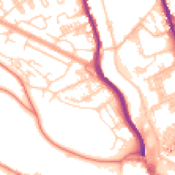 Daytime road noise heatmap for HX3 5DL