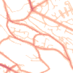 Daytime road noise heatmap for HX3 5LE