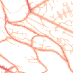Daytime road noise heatmap for HX3 5LF