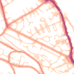 Daytime road noise heatmap for HX3 5PH