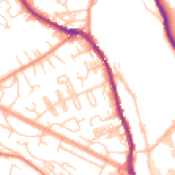 Daytime road noise heatmap for HX3 5QS