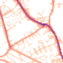 Daytime road noise heatmap for HX3 5TB