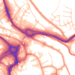 Daytime road noise heatmap for HX3 6AD