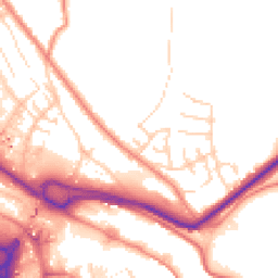 Daytime road noise heatmap for HX3 6AN