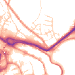Daytime road noise heatmap for HX3 6AW